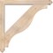 Ekena Millwork Funston Arts and Crafts Smooth Bracket w/ Offset Brace, Douglas Fir, 5 1/2"W x 42"D x 42"H BKT0604X42X42FST03SDF - alternate 2